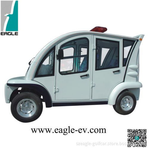 Electric Four Seats Passenger Carrier, People Mover with Hard Door
